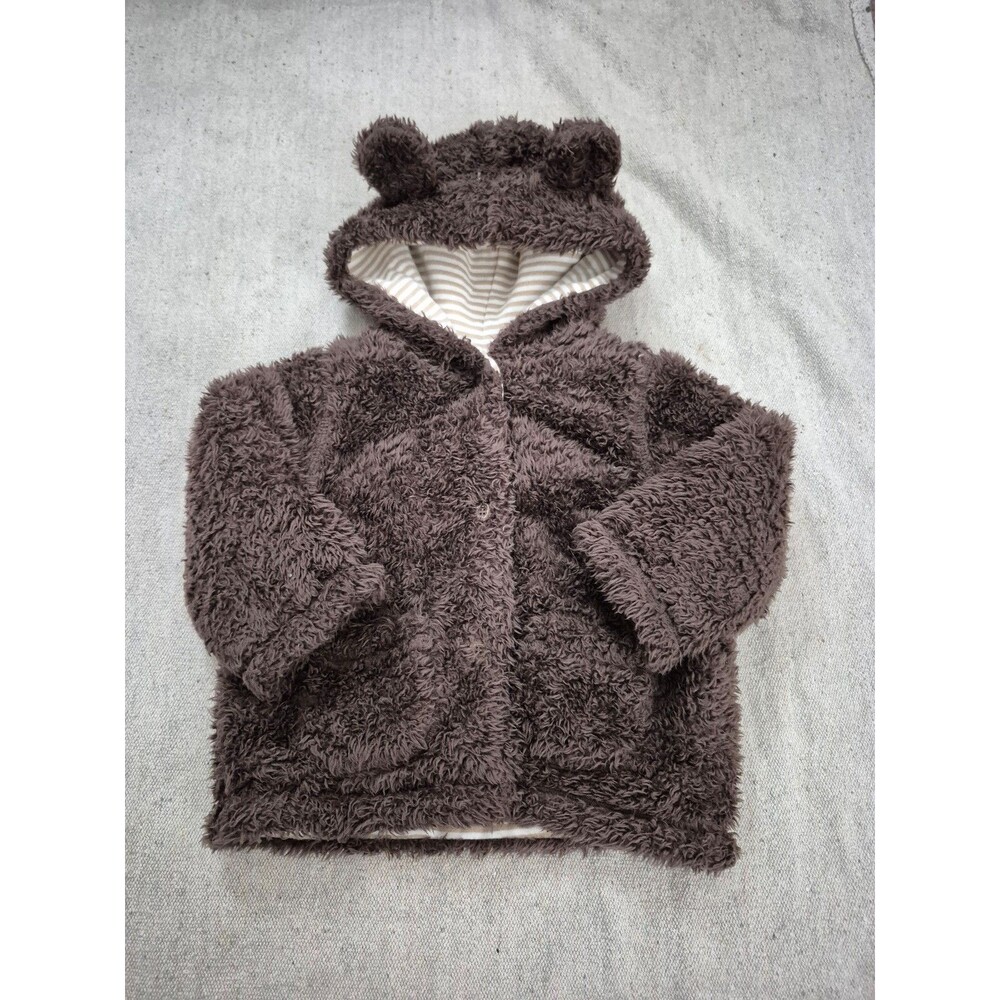 Mini Boden teddy bear Sherman jacket size 6-12M
